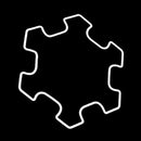 White Round Designlogo Handmade Art Neon Sign