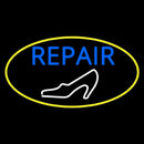White Sandal Blue Repair Handmade Art Neon Sign