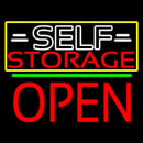 White Self Storage Block With Open 1 Handmade Art Neon Sign