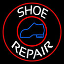 White Shoe Repair Withe Red Border Handmade Art Neon Sign