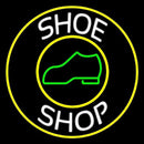 White Shoe Shop With Border Handmade Art Neon Sign