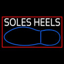 White Soles Heels Handmade Art Neon Sign