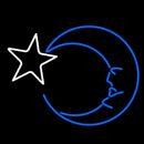 White Star Handmade Art Neon Sign