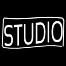 White Studio With Border Handmade Art Neon Sign