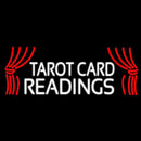 White Tarot Card Readings Handmade Art Neon Sign