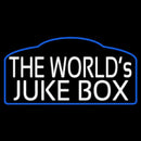 White The Worlds Juke Box 1 Handmade Art Neon Sign