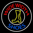 Wide Width Shoes With White Border Handmade Art Neon Sign