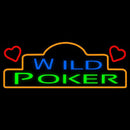 Wild Poker 1 Handmade Art Neon Sign