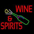 Wine And Spirits Handmade Art Neon Sign