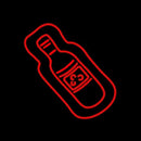 Wine Bottle Handmade Art Neon Sign