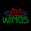 Wings Food Handmade Art Neon Sign