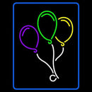 With Border Balloon Logo Handmade Art Neon Sign