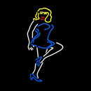 Woman Strip Night Club Handmade Art Neon Sign