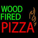 Wood Fired Pizza Handmade Art Neon Sign