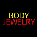 Yellow And Red Body Jewelry Handmade Art Neon Sign