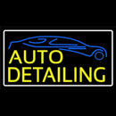 Yellow Auto Detailing Handmade Art Neon Sign