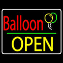 Yellow Block Open Balloon Handmade Art Neon Sign