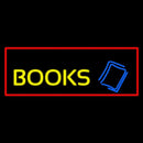 Yellow Books Handmade Art Neon Sign