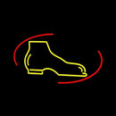 Yellow Boots Handmade Art Neon Sign