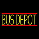Yellow Bus Depot Handmade Art Neon Sign