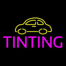 Yellow Car Pink Tinting Handmade Art Neon Sign