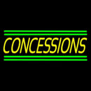 Yellow Concessions Green Line Handmade Art Neon Sign