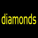 Yellow Diamond Handmade Art Neon Sign