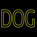 Yellow Dog 1 Handmade Art Neon Sign