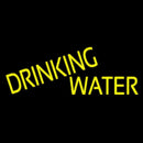 Yellow Drinking Water Handmade Art Neon Sign