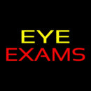 Yellow Eye Exam Handmade Art Neon Sign