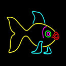 Yellow Fish 1 Handmade Art Neon Sign