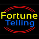Yellow Fortune Blue Telling Handmade Art Neon Sign