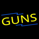 Yellow Guns Handmade Art Neon Sign