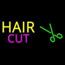 Yellow Hair Cut With Scissor Handmade Art Neon Sign