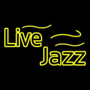 Yellow Live Jazz Handmade Art Neon Sign