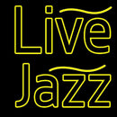Yellow Live Jazz Handmade Art Neon Sign