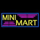 Yellow Mini Mart Handmade Art Neon Sign