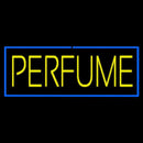 Yellow Perfume With Blue Border Handmade Art Neon Sign
