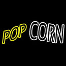 Yellow Pop White Corn Handmade Art Neon Sign