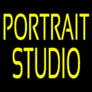Yellow Portrait Studio Handmade Art Neon Sign