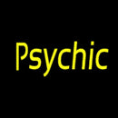 Yellow Psychic Handmade Art Neon Sign