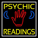 Yellow Psychic Readings With Palm Handmade Art Neon Sign