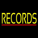 Yellow Records Red Line Handmade Art Neon Sign