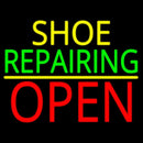 Yellow Shoe Green Repairing Open Handmade Art Neon Sign