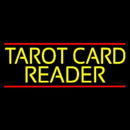 Yellow Tarot Card Reader Block Handmade Art Neon Sign