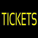Yellow Tickets Handmade Art Neon Sign