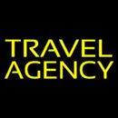 Yellow Travel Agency Handmade Art Neon Sign
