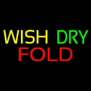 Yellow Wash Dry Fold Handmade Art Neon Sign