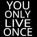 You Only Live Once Handmade Art Neon Sign