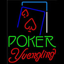 Yuengling Green Poker Red Heart Beer Sign Handmade Art Neon Sign